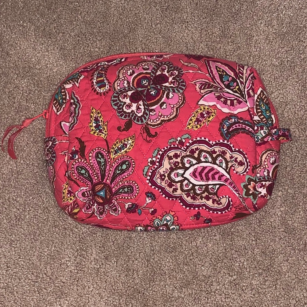 Vera Bradley Large Cosmetic bag- Call Me Coral